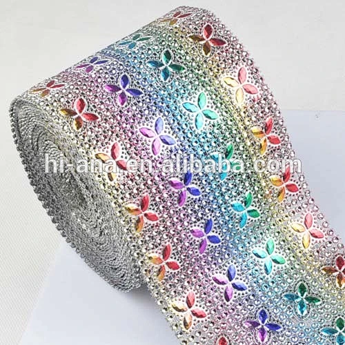 plastic rhinestone mesh