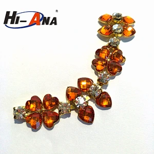 Your one-stop supplier multi color rhinestone shoes chain