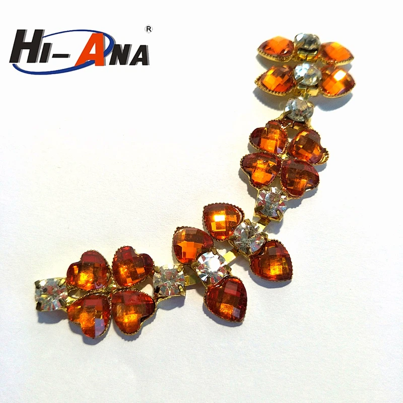 Your one-stop supplier multi color rhinestone shoes chain
