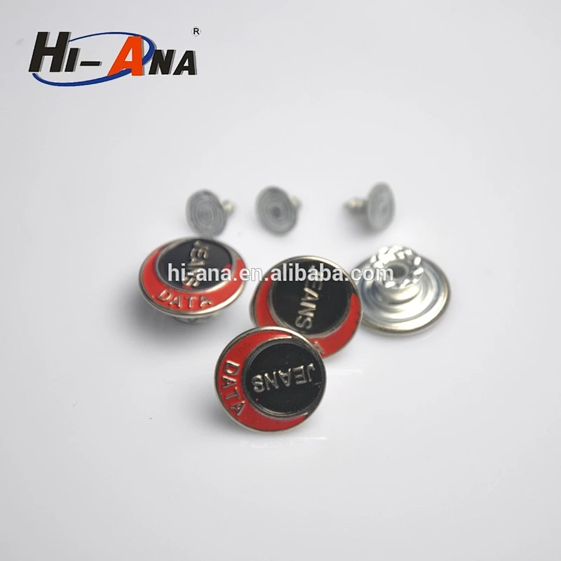 machinery of buttons for jeans