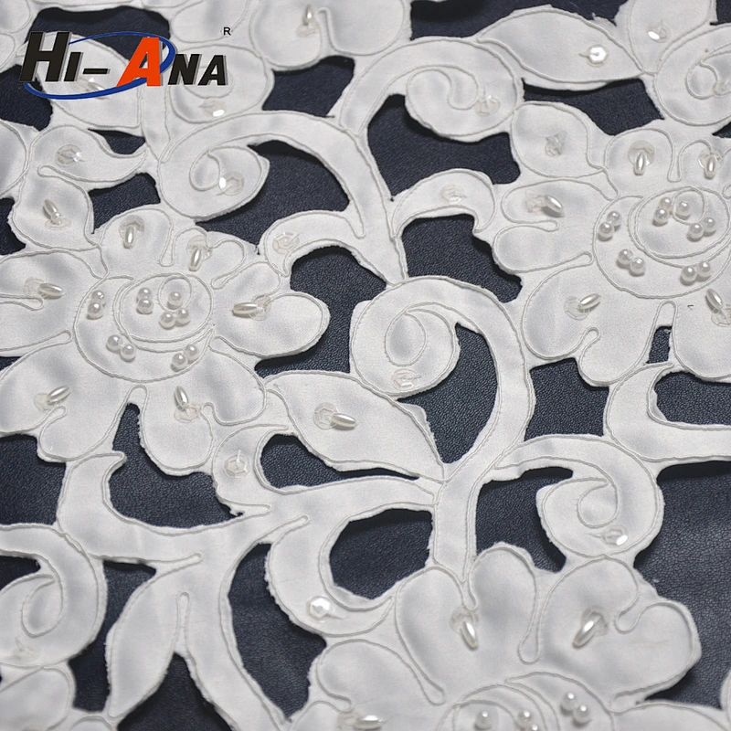 hi-ana lace3 Familiar in OEM and ODM Cheaper embroidery beaded lace motif