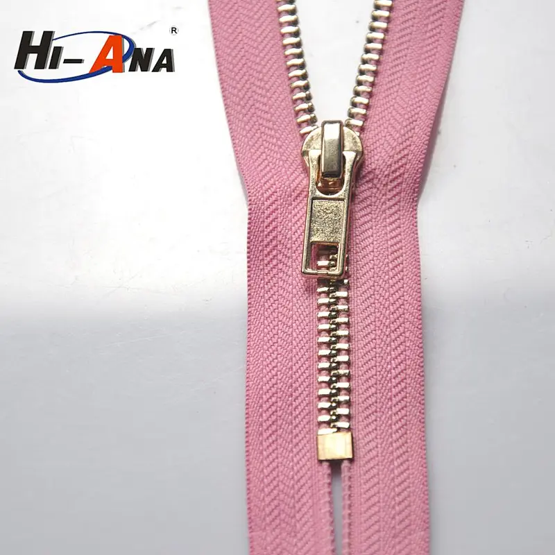 No 5 Metal Zipper Gold Teeth