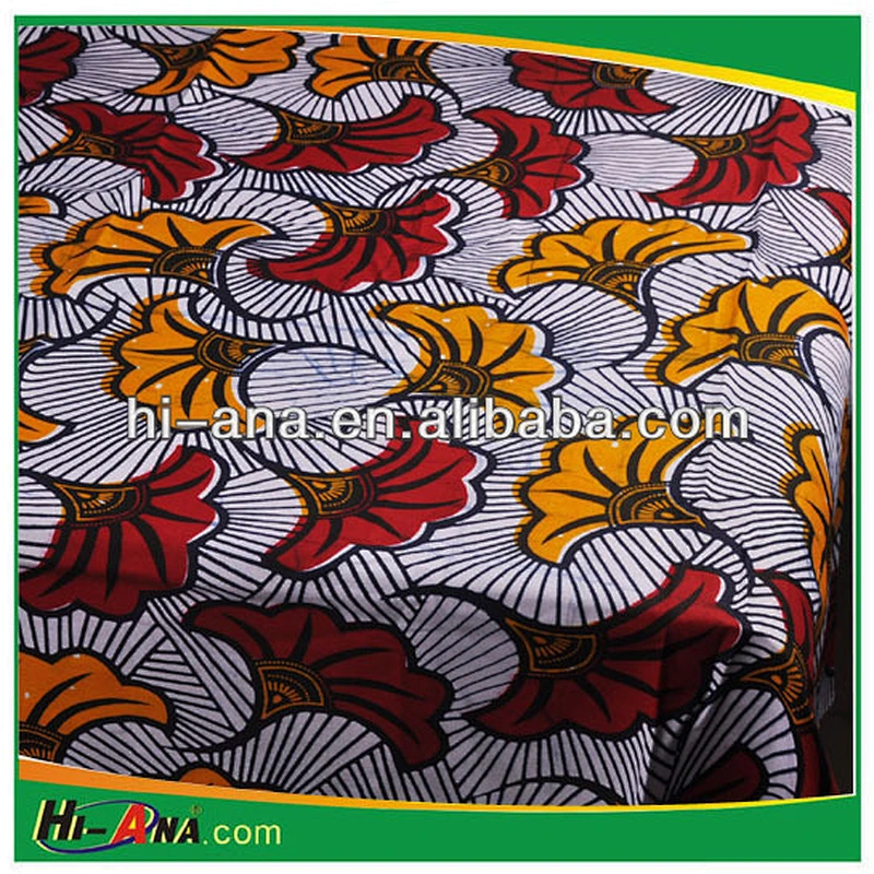 real african wax print cotton fabric