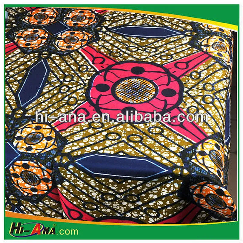 cotton fabric dress/100% cotton batik fabric