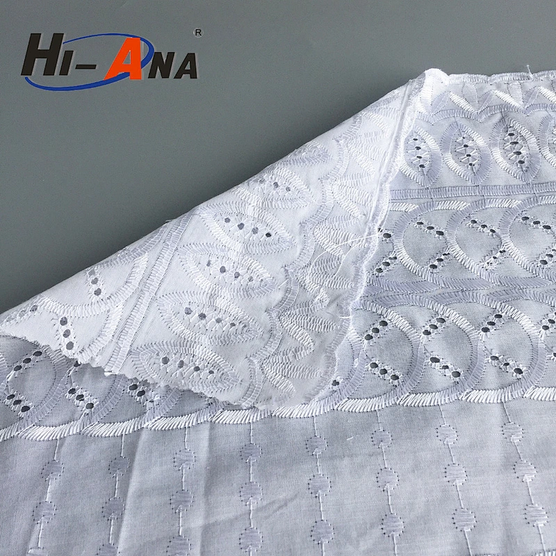 hi-ana lace1 Manufacuring oeko-tex standard new style white lace fabric