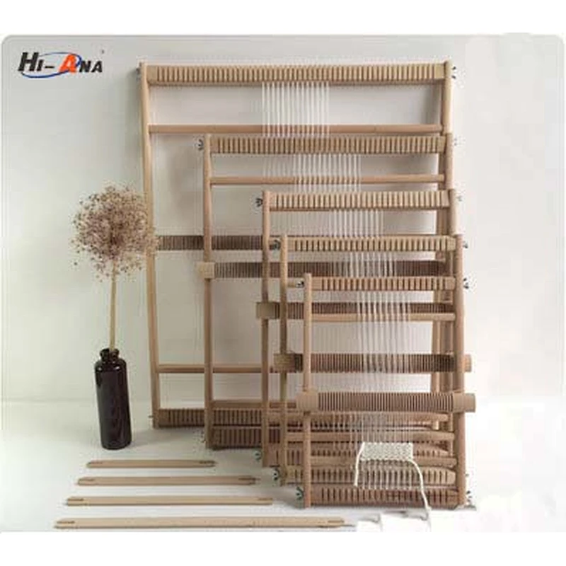 Chinese manufacturer Customize ODM OEM Kids traditional toy creative wooden weaving loom