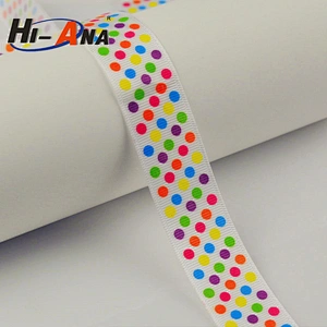 hi-ana ribbon 175 Chevron Printed Grosgrain Ribbon Cheer Bow Ribbon