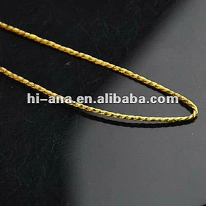 Dia:2mm Decorative metallic rope for curtain China supplier