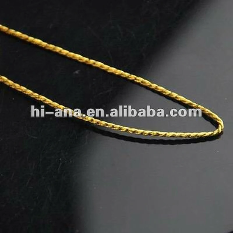 Dia:2mm Decorative metallic rope for curtain China supplier