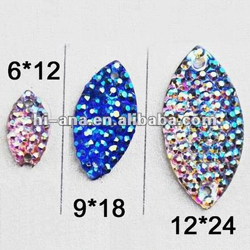 HORSE-EYES Fashion Resin stone with dot China supplier