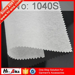 hi-ana fabric3 Welcome all the orders Cheaper polyester interlining non woven