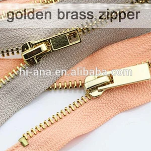 #5 Golden Brass Zipper C/E,A/L