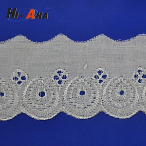 SEDEX Factory white lace trim wholesale,embroidery lace material,african cord lace trimming