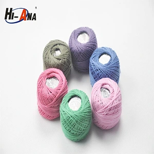hi-ana thread1 Stict QC 100% various colors cotton thread