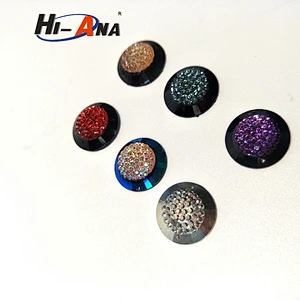hi-ana rhinestone2 Stict QC 100% Popular design acrylic flat back rhinestones