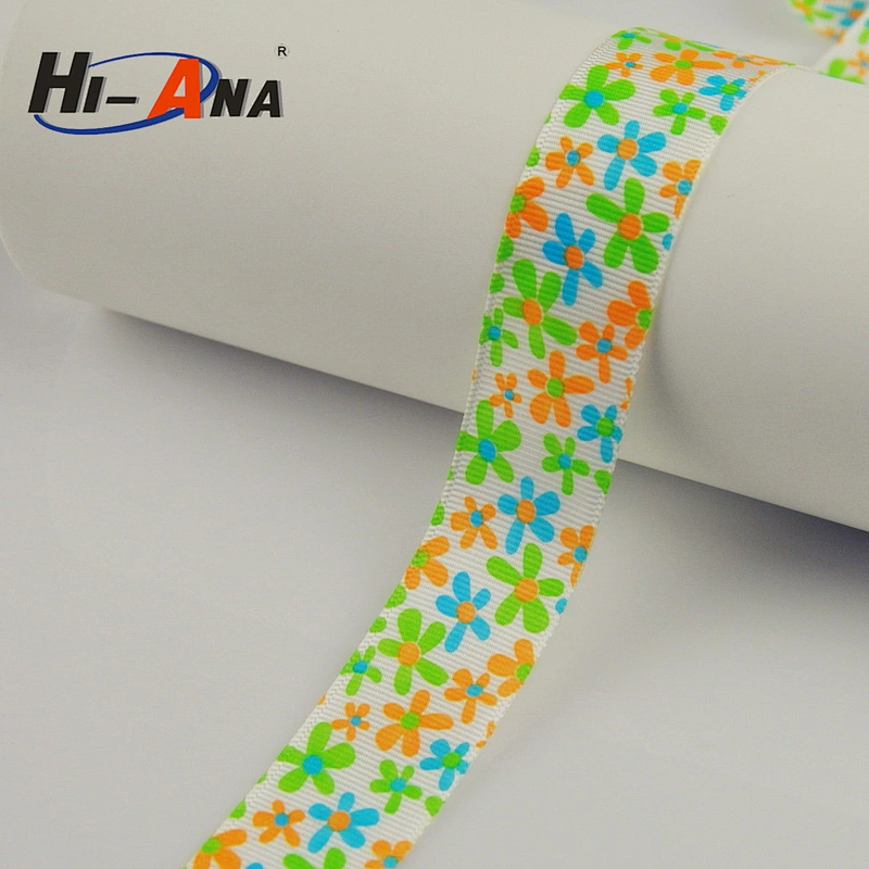 printed satin ribbon
