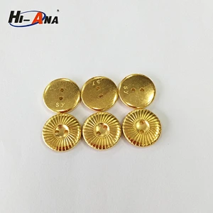 pattern gold sewing button for coat