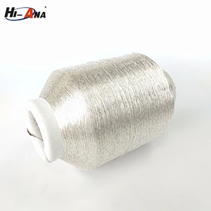 China Silver Metallic Knitting Yarn