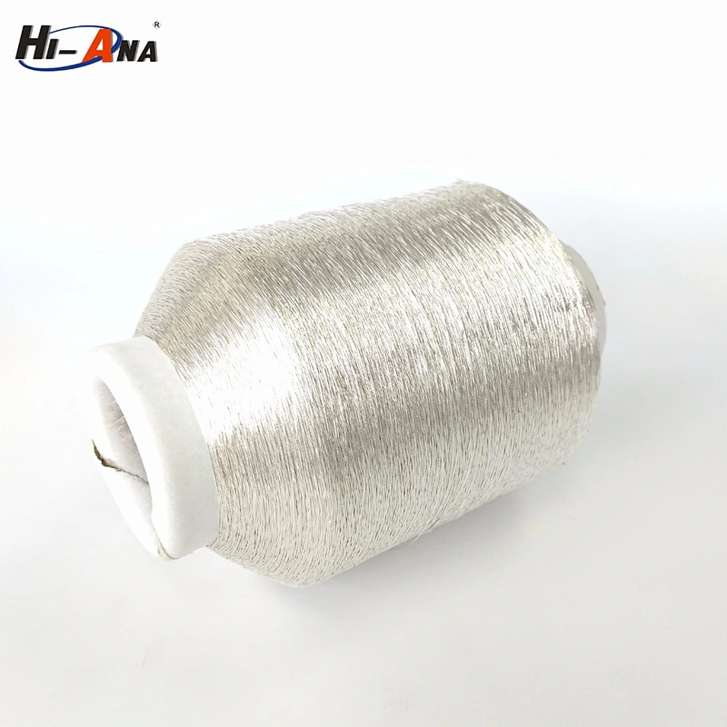 China Silver Metallic Knitting Yarn