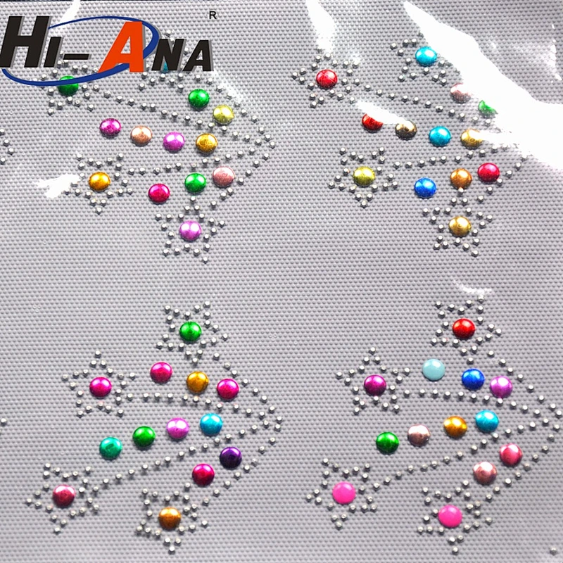 20 QC staffs ensure the quality Custom Gift rhinestone heat transfers