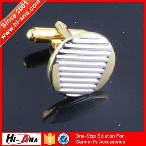 hi-ana button1 ISO 9001 Factory High Quality Fashion cufflink for mens shirts