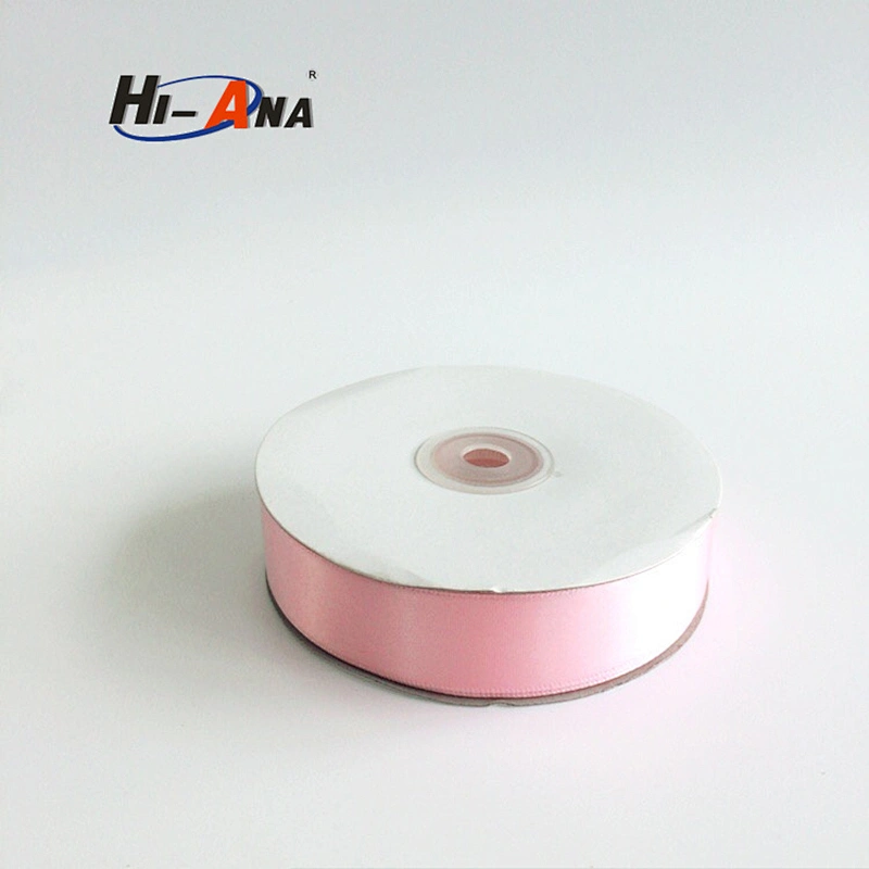 Free sample available Custom Gift pink satin ribbon