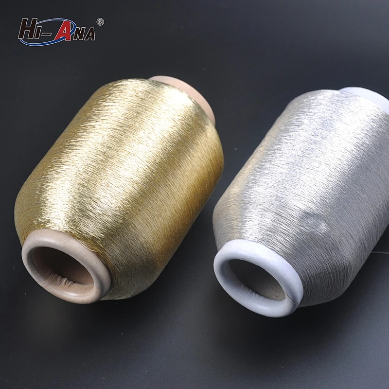 hi-ana thread3 Advanced equipment Sew Good silver metallic knitting yarn