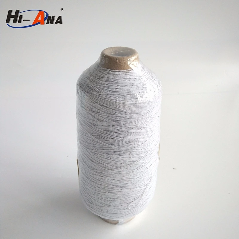 hi-ana thread1 Custom made print logo dyed spandex covered yarn