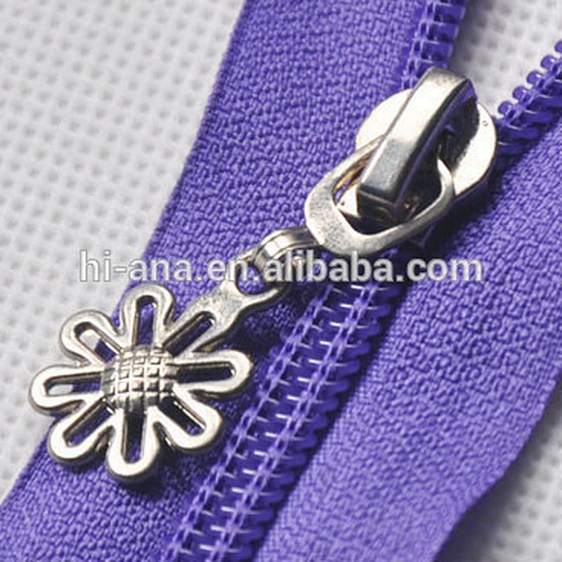 No 5 Nylon Zipper With Fancy Slider O/E