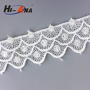 Stict QC 100% wholesale ladies bridal water soluble lace fabric