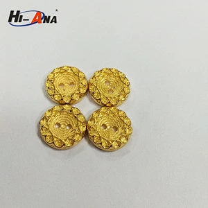 gold nickel free shank plastic garment button