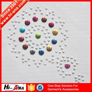 high productivity ensures timely delivery multi color hot fix design