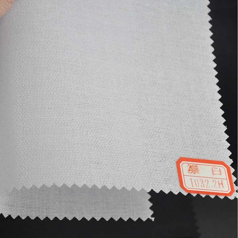 Fusible interlining fabric stock lot,woven interlining fabric for clothing,tc fabric wholesale