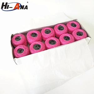 One stop solution for customised LOGO printed perle cotton thread