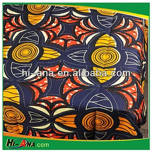 100% cotton african wax fabric