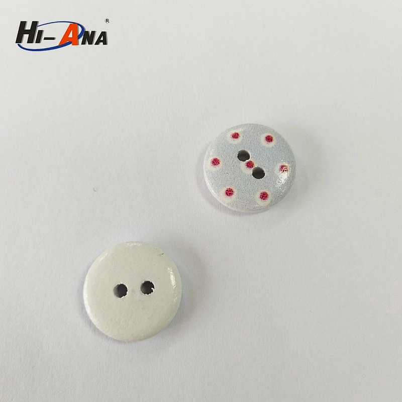 natural wood button