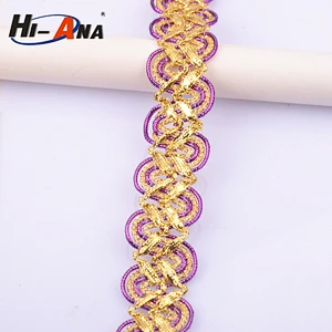 hi-ana stock gold lace trimming
