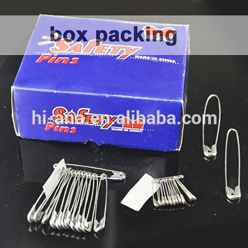 Wholesale 00 Nickle Free Silver Metal Steel Safety Pin