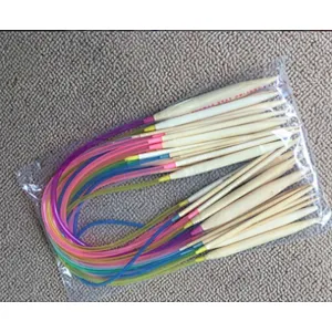 18Pcs/set 40cm Cheap Colorful Plastic Circular Nature Bamboo Circular Knitting Needle Set