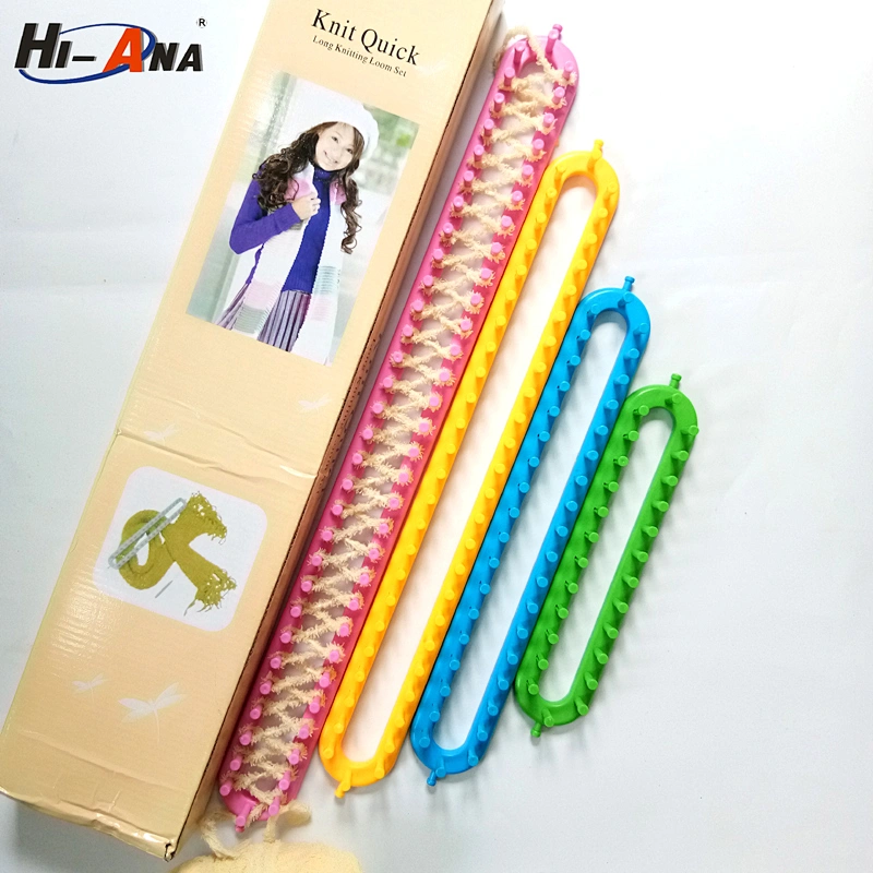Straight Knitting Loom set ,knitting needlework materials hand tool set plastic knitting loom