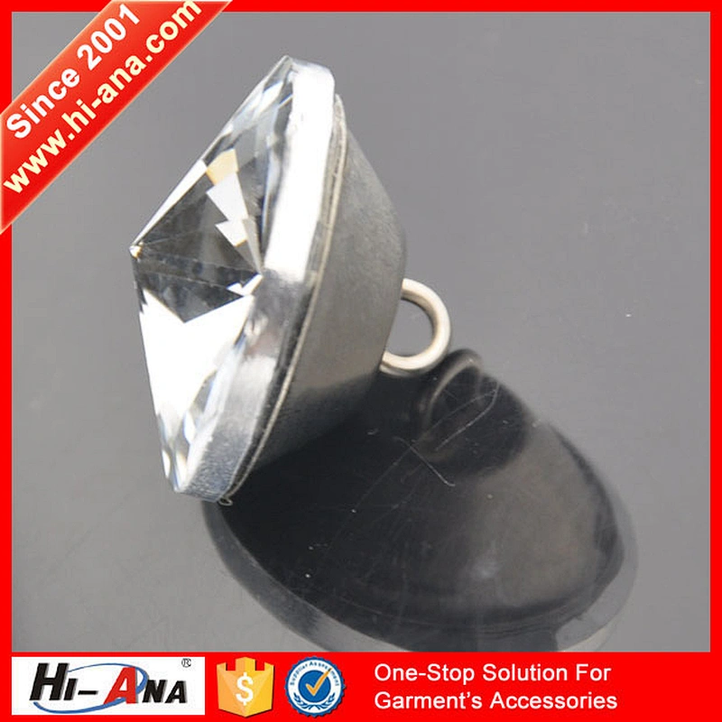 hi-ana button1 Top quality control Fancy glass crystal rhinestone shank button