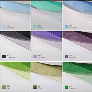 hi-ana ribbon 105 Most popular silk wired sheer organza ribbon for parties decoration