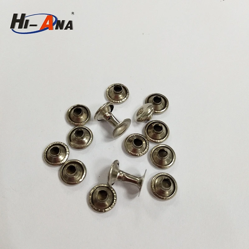 size 9x8mm metal rivet with single face China supplier
