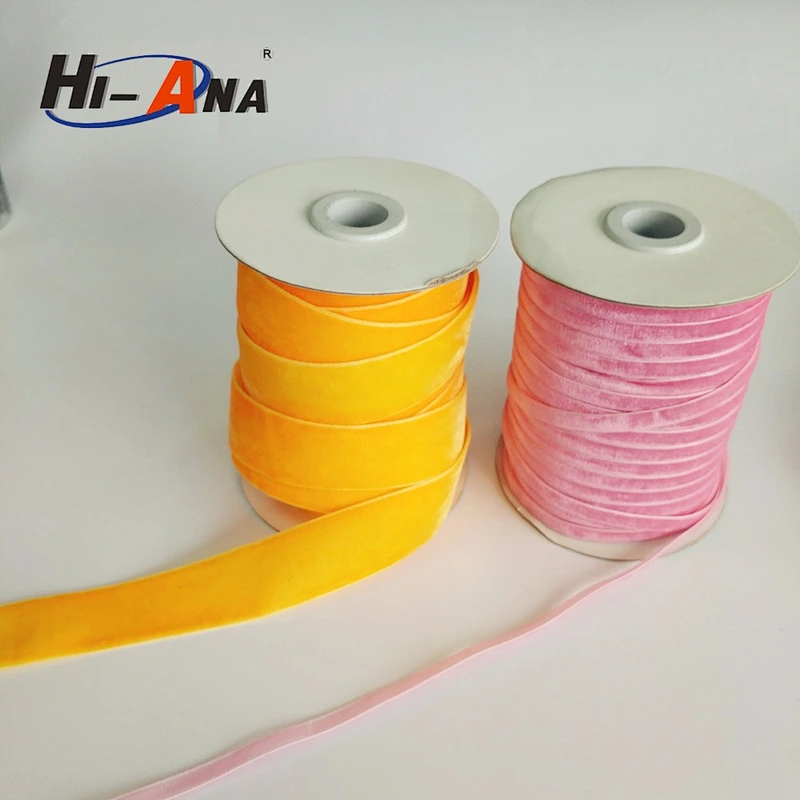 hi-ana ribbon 88 Wholesale High Quality Gift box packaging green velvet ribbon