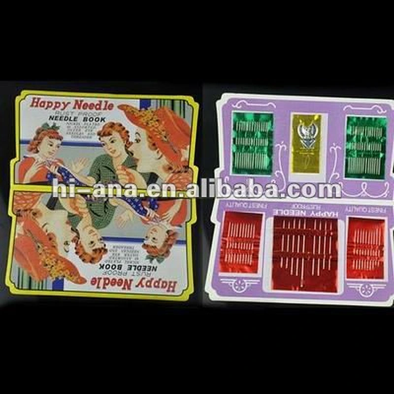 sewing needle kit with 60 count per card supplier