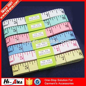 hi-ana tailor1 Strict QC 100% Top quality sewing measuring tape