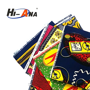 hi-ana fabric3 Over 95% accessories exported Good Price african fabric wax