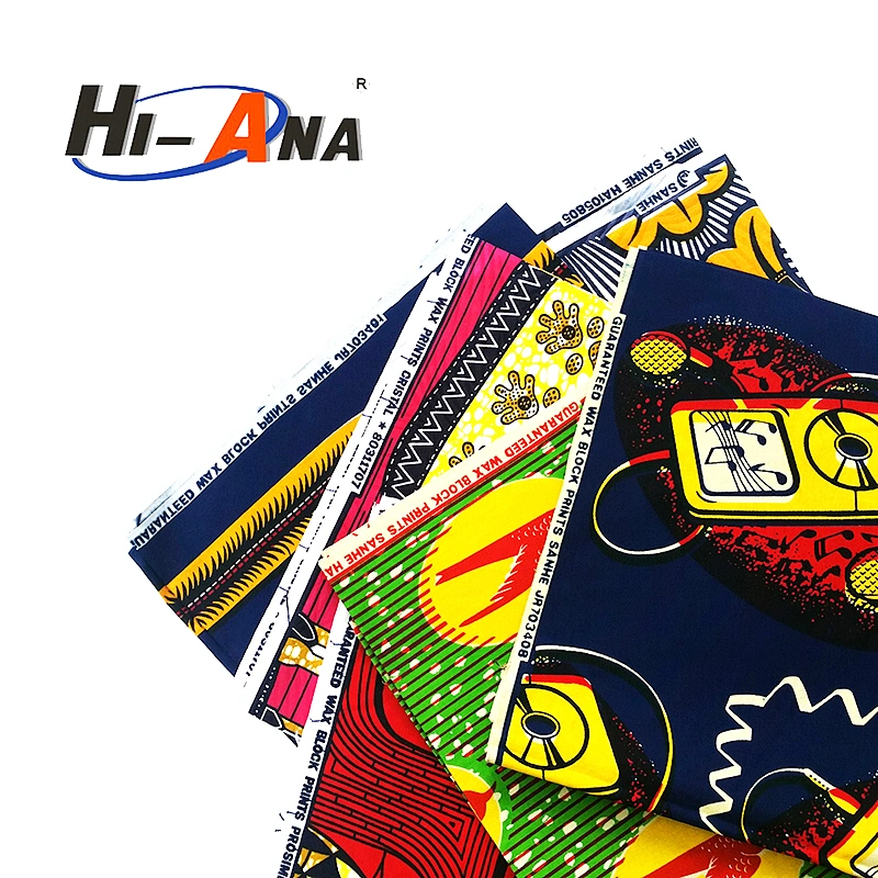 hi-ana fabric3 Over 95% accessories exported Good Price african fabric wax