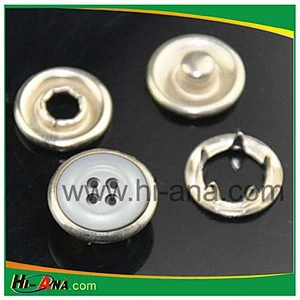 cap prong ring snap button