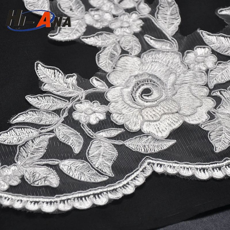 Over 95% accessories exported new style wedding embroidery lace fabric